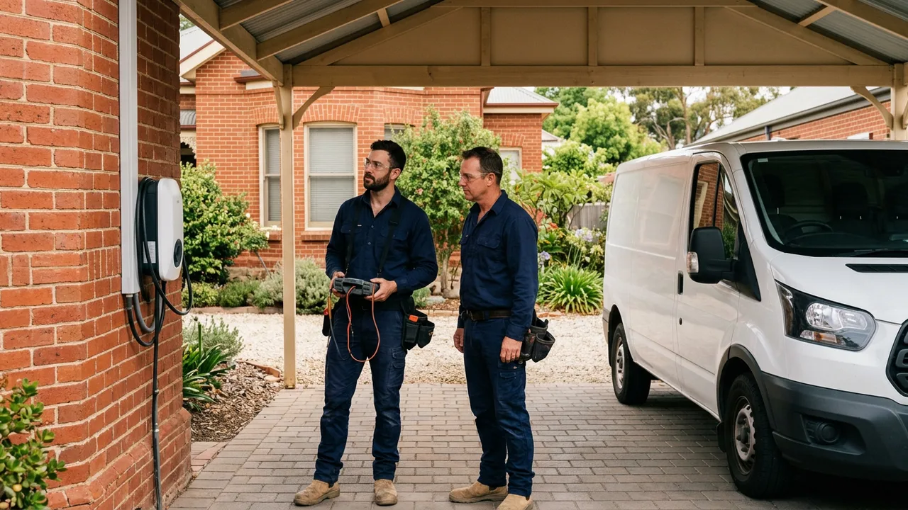 Who Does the Work: A Licensed SA Electrician for Your EV Charger